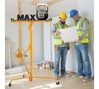 Lève-plaques 68 kg maximum, 4877mm de hauteur - Lève-plaques avec bras télescopique réglable - Lève-plaques, levage de cloisons sèches, levage de panneaux - Outils pour montage au plafond et au mur -