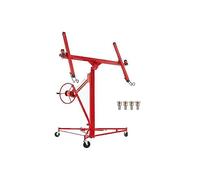 Lève-rouleau for cloisons sèches de 11 pieds avec roues verrouillables, capacité 150 lb, panneau plâtre robuste, palan inclinable Pour le bricolage