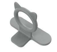 Lève-siège De Toilette - Rehausseur De Couverture Auto-adhésif En Silicone | Poignée Mains Libres, 15*48*2 Mm | Accessoire D'hygiène De Salle De Bain | Outil De Levage Facile Du Couvercle Des Toilette