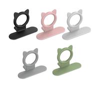 Lève-siège De Toilette - Rehausseur De Couverture Auto-adhésif En Silicone | Poignée Mains Libres, 15*48*2 Mm | Accessoire D'hygiène De Salle De Bain | Outil De Levage Facile Du Couvercle Des Toilette