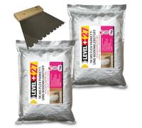 LEVEL+27 Colle pour parquet 14 kg + spatule dentaire B11, colle Flex Silan 1K-MS pour parquet, liège et sols en bois