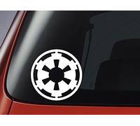 Level 33 Autocollant en vinyle - Logo de l'Empire Star Wars - Blason impérial - Voiture, fenêtre, mur, ordinateur portable