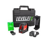 Levelfix CL130G Laser À Lignes Croisées Dans Un Coffret - 2 Lignes - Vert - 30 M - IP54