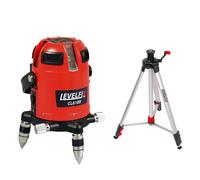 Levelfix CL618R Laser multilignes motorisé rouge avec trépied 1,5 m - NETIM - 554130