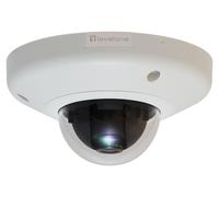 LevelOne FCS-3054 - Caméra réseau - dôme - anti-vandalisme - couleur - 3 MP - 2048 x 1536 - iris fixe - longueur focale fixe - 10/100 - MJPEG, H.264, RAW - PoE (FCS-3054)