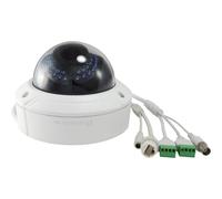 Level One Caméra de surveillance réseau dôme extérieure FCS-3085 4 MP H.264 IR PoE antivandale