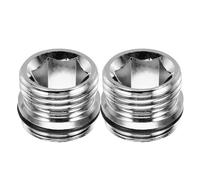 Levemolo 2 Pièces Adaptateur Robinet-Tuyau D’évier 22mm Cuivre Argenté | Filetage Interne 4, Finition Soignée, Compatible Pulvérisateur et Filtre