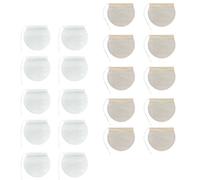 Levemolo 200 Sachets Filtrants Jetables en Papier Rond pour Épices et Thé en Vrac, Forte Pénétration, Inodore, pour Infusion Maison, Lot de 200 Pièces