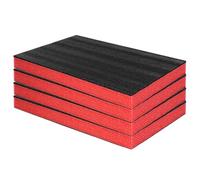Levemolo 4 Pièces Protection Intérieure pour Boîte à Outils en Mousse Epe Haute Densité, Ajustement Adaptable et Protection des Accessoires, Gestion Quotidienne des Outils