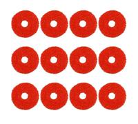 Levemolo 90 Pièces Accessoires pour Accordage de Piano en Laine Rouge Petite Bague, Résistance Haute Température, Dureté Moyenne, pour Pianistes et Amateurs de Musique
