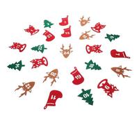 Levemolo Autocollants Chiffres pour Calendrier de Noël en Feutre 24 Pièces, sans Résidu Collant, Faciles à Enlever, Décor Unique pour Portes et Fêtes de Noël