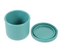 Levemolo Boîte à Bento Réutilisable en Silicone 250ml Verte, Étanche et Facile à Transporter, pour Étudiants et Bureaux, Boîte Repas Pratique Multi-compartiments