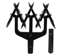 Levemolo Cultivateur Rotatif Manuel de Jardin, Scarificateur Léger en ABS pour Pelouses et Jardins, Outil Ergonomique pour Ameublir et Réensemencement