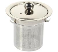Levemolo Filtre à Thé Passoire à Mailles Fines Pratique et Uniforme en Acier Inoxydable 304 Couvercle Accessoire de Remplacement pour Théières, pour Restaurants et Salons de Thé