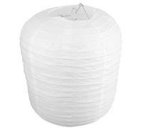Levemolo Lanterne Japonaise Papier Blanche Abat-Jour en Papier Pliable, Facile à Ranger et Protège Les Yeux, Décoration Simple pour Chambre ou Festival