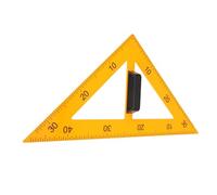 Levemolo Matériel pédagogique magnétique pour classe, équerre triangulaire 45 degrés en plastique jaune, tableau blanc et tableau noir, outils de dessin au tableau pour enseignants