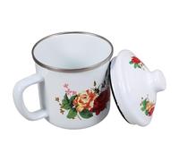 Levemolo Mug en émail 500ml design élégant et fonctionnel pour boire café thé, tasse à café isotherme pour usage domestique