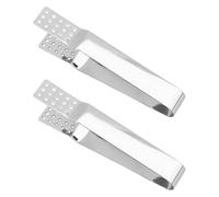 Levemolo Pinces à Sachets de Thé Résistantes à Chaleur 2pcs en Acier Inoxydable Presse-sachet Pratique pour Manipuler Aliments et Infusions en Toute Sécurité