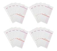 Levemolo Recharges pour Planificateur Mensuel en Papier Double Face, 20 Feuilles Flexibles pour Suivi D'habitudes, pour Organisation à Domicile