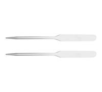Levemolo Spatule De Maquillage En Acier Inoxydable 16 Cm Bâtonnets Mélangeurs Pour Palette Cosmétique Fond De Teint Et Nail Art Usage Professionnel