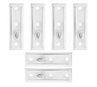 Levemolo Support Fixation Antidérapante Invisible Chauffe-eau Électrique pour Mural en Fer Argenté et Gain de Place, pour Appartements et Salles de Bain