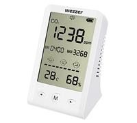 Levenhuk Wezzer Air MC10 Compact Portable Multi-functional Air Quality Monitor Station - CO₂ Monitor, Thermometer, Hygrometer