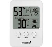 Levenhuk Wezzer BASE L30 White Wireless Digital Thermohygrometer with Built-in LCD Display and Comfort Level Scale