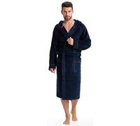 LEVERIE Peignoir de Bain Homme Sportif fabriqué dans l'UE