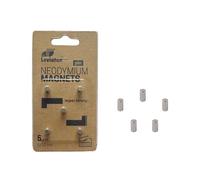 LEVIATAN 110191 Lot de 5 NEODYMMAGNETE | Aimant Puissant | Aimant Neodyme | Ils vous Permettent de Joindre des Documents, des Notes, des Dessins ou des Photos sur n'importe Quelle Surface Magnétique