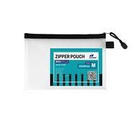 LEVIATAN Set de 12 Pochettes Document A5 - Dossiers Zippés Transparents avec Fermeture Éclair pour Documents