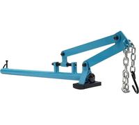 Levier de bras de suspension - Levier d'essieu universel - Avec chaîne - Force max. 500 kg - Pour le démontage des bras de suspension et des amortisseurs - Acier à haute teneur en carbone - Bleu