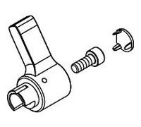 Levier de dérivation Hansgrohe pour mélangeurs électroniques 92379000 Focus, PuraVida, Metris (G4)