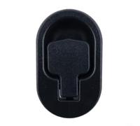 Levier de rechange ovale noir pour canapé, chaise, poignée en plastique ABS, matériel de préhension compatible avec câble de 3 mm et 6 mm