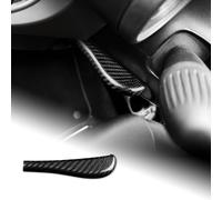 Levier de réglage du volant en fibre de carbone, noir, pour Abarth 595 695, modèles de 2012 à 2024