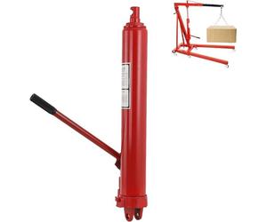 Levier hydraulique long pour piliers, portée de 500 mm, vérin hydraulique, pièce de rechange pour grues d'atelier, grues motorisées, crics de levage, hauteur minimale 660 mm, hauteur maximale 1160 mm,