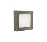 Levitantes Plafonnier LED carré. Sup.6 W. Nickel. 6 500 K