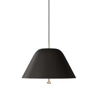 Audo Copenhagen Suspension Levitate Ø40 cm Noir-Laiton