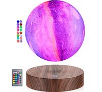 Lévitation Lune Lampe Lévitation Magnétique 3D Clair De Lune Sphère LED Veilleuse Décoration Chambre Cadeau Créatif pour Enfants Amis (galaxie 16 couleurs)