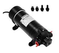 Levkitch Pompe à eau à pression 120 W, pompe à membrane auto-amorçante, max. 160 PSI et débit de 5,5 l/min, câble de 1,9 m, pour pulvérisateurs, jardin et nettoyage des véhicules