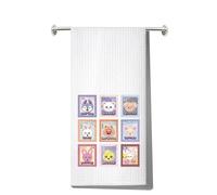 LEVLO SKZ Serviette de cuisine SKZOO K-POP Cadeau pour les fans de SKZ Cartoon Member Torchon Kpop SKZ Cadeau de pendaison de crémaillère (serviette SKZ)