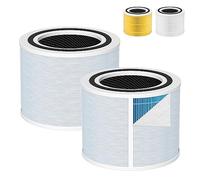 LEVOIT Core 300 Lot de 2 filtre de rechange anti-fumée pour purificateurs d'air Core 300-P, Core 300, Core 300S, Core 300S-P, VortexAir, Core 300-RF, HEPA 4 en 1 et charbon actif, bleu