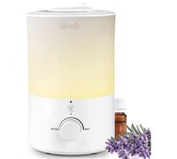 Levoit Humidificateur d'air Dual 150 Ultrasonique — 3 L, 25 h, brume froide, <28 dB, blanc