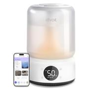 Levoit Humidificateur d'air 4,2 L Contrôle par application, NeoClassic 450S | Remplissage par le Haut, Brume Froide, 21 dB, Autonomie 42 h, Modes Lumière et Musique