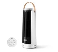 Levoit LTF-F132B-WEUR, ventilateur domestique vertical, noir, blanc, type table ou sol, 20 dB, angle de rotation de 90°, durée de fonctionnement maximale de 12 heures