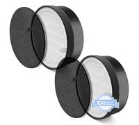 LEVOIT LV-H132-RF Lot de 2 Filtres Combinés HEPA Haute Efficacité et Filtre à Charbon Actif Compatibles avec le Purificateur d'air Levoit LV-H132