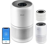 LEVOIT Purificateur d'air pour personnes allergiques avec HEPA contre 99,97 pour cent de moisissures, poussière, pollen et poils d'animaux, feedback sur la qualité de l'air et mode automatique, CADR 2