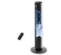 LEVOIT Ventilateur Colonne Silencieux 7.9m/s pour Grande Chambre, Télécommande,23W, 12 Vitesses de Vent, Oscillant à 90°, Ajusteur Haut et Bas 60° avec, Blanc