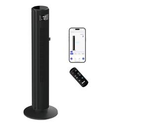 LEVOIT Ventilateur Colonne WiFi Silencieux 25dB, 108 cm pour Grande Pièce, Contrôle par App Alexa, avec 7.9m/s DC, 12 Vitesses de Vent, Oscillant à 90, Ajusteur Haut et Bas 60 pour Maison