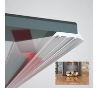 Lèvre d'étanchéité en silicone pour plaque de cheminée, fond en verre, joint en verre autocollant, lèvre d'étanchéité pour plaques de sol en verre, cheminée, plaque de four, plaque de sol