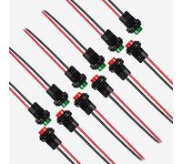 Lewttyer Mini bouton poussoir rond 12 mm - Pour Arduino - 12 V - Pour PC, latching momentané - 6 pour rouge et vert